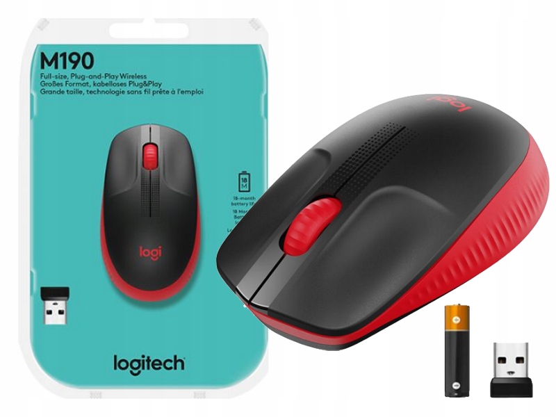 Bezdrôtová myš Logitech M190 s optickým senzorom