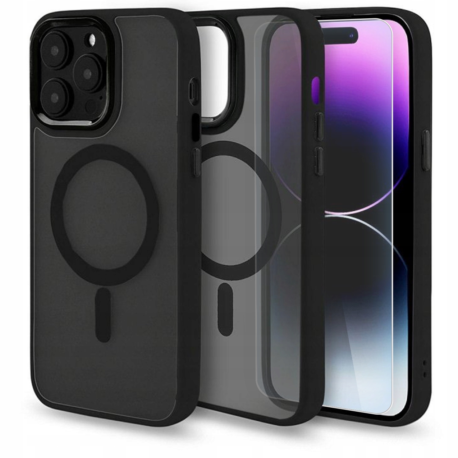Hello Case Backs for APPLE IPHONE 13 Pro Max MAGMAT BLACK MAGNETIC black