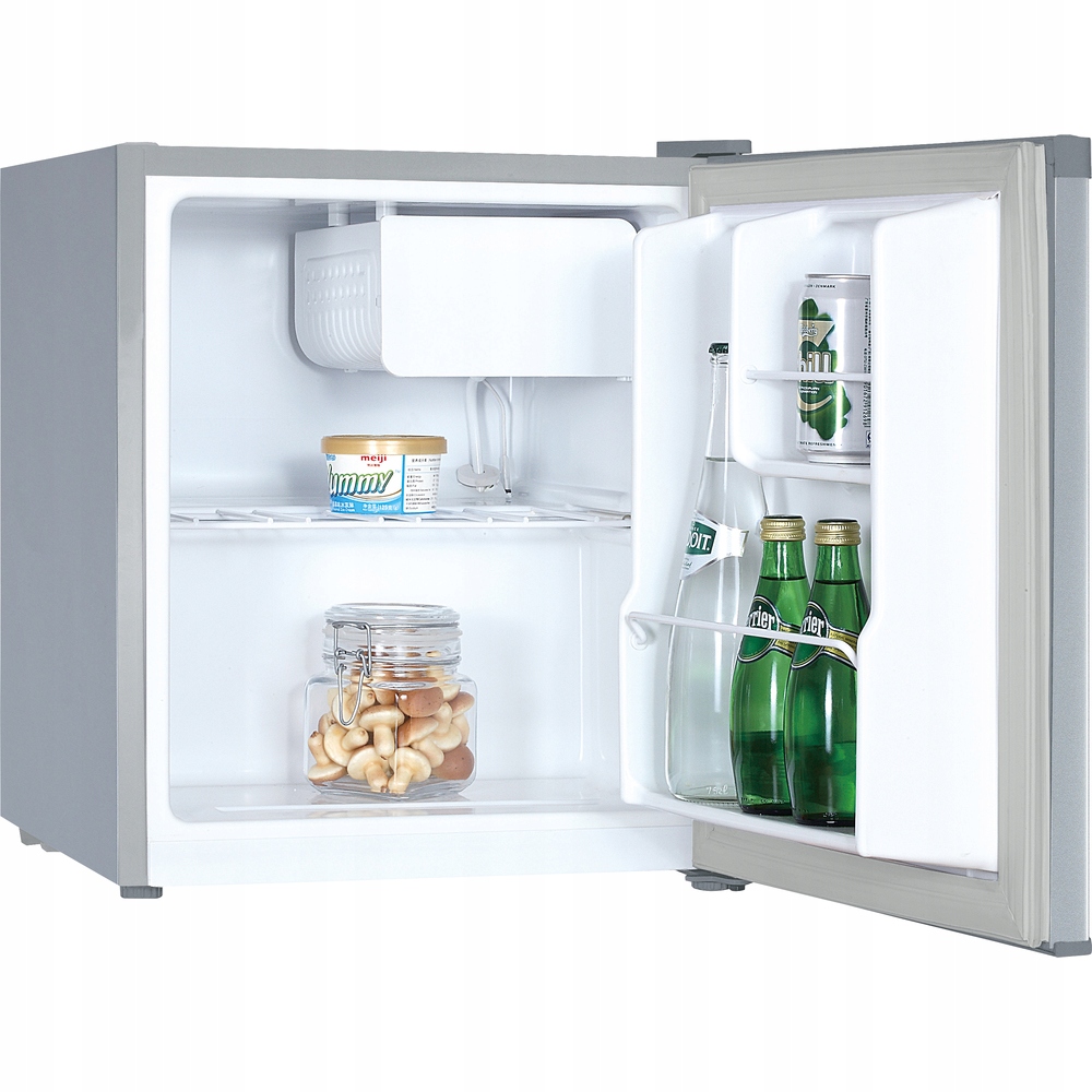 Malý hotel chladnička minibar 51cm A + striebro