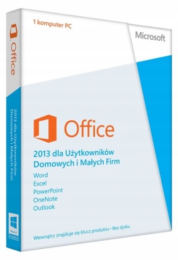 Trvalá licencia na Microsoft Office 2013 Home and Business 1 PC / BOX