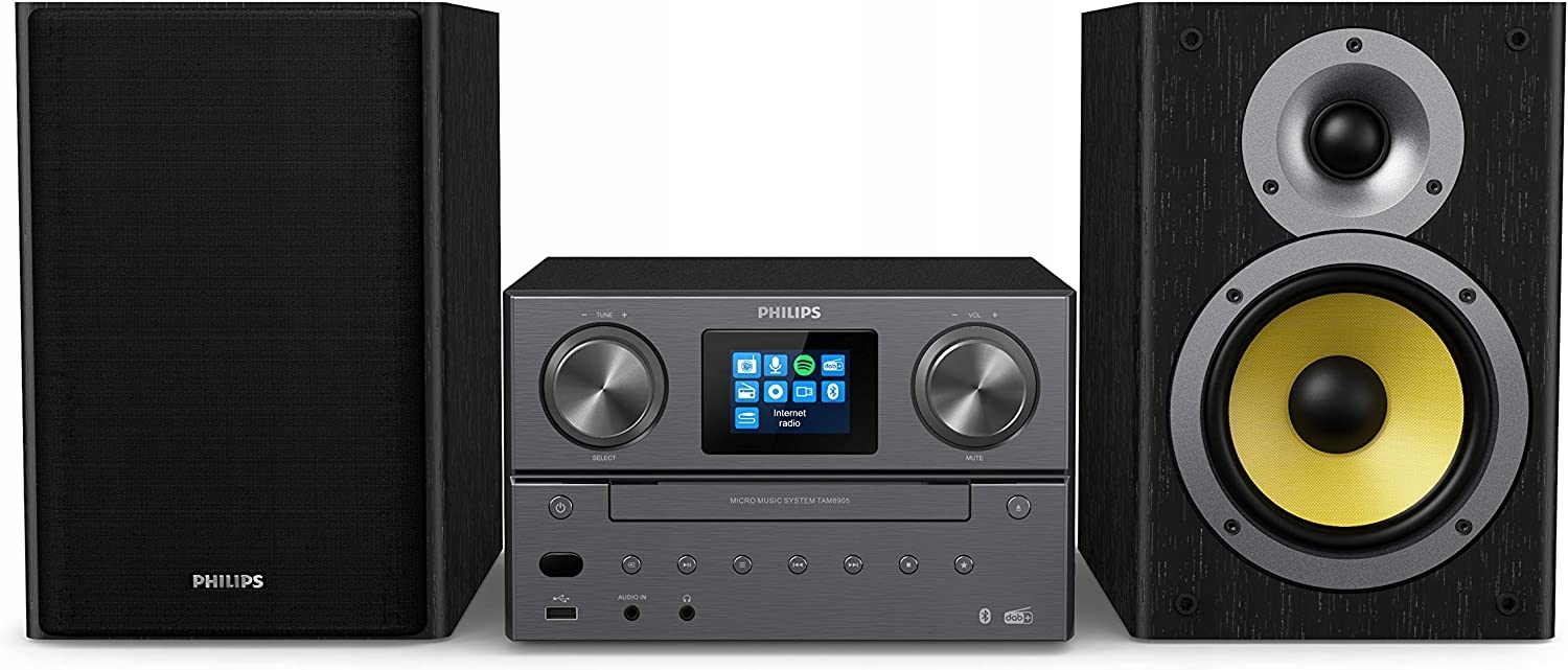Philips Mikrosystém DAB+, USB Spotify Connect, CD, MP3-CD TAM8905
