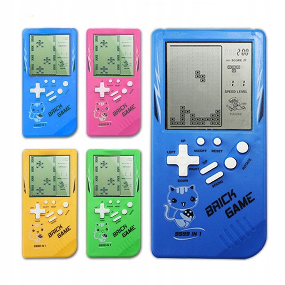 Mini prenosné retro vreckové herné konzoly deti