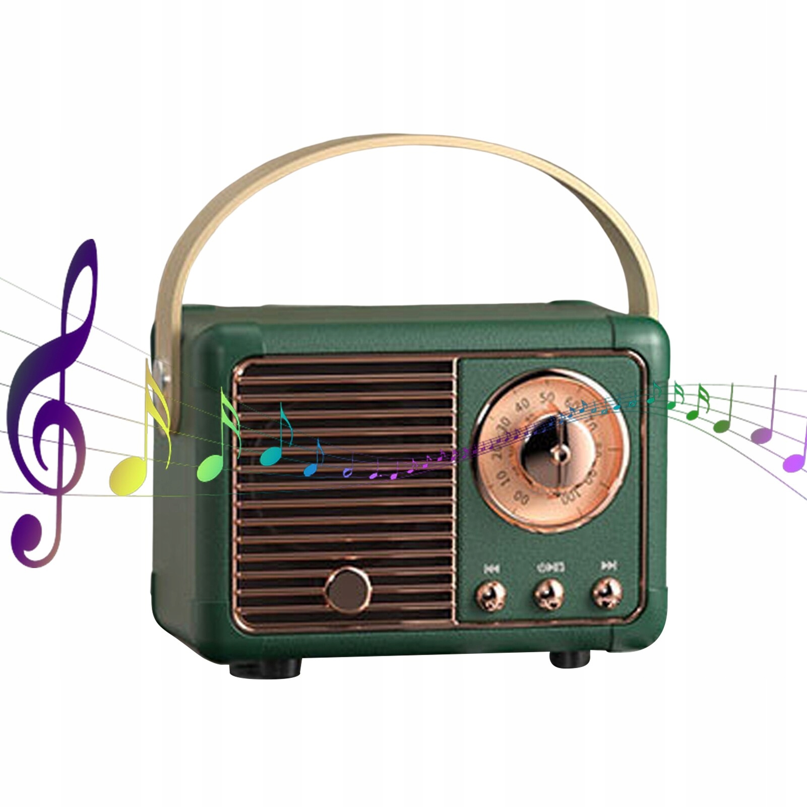 Mini Wireless Retro BT Vintage reproduktor reproduktor