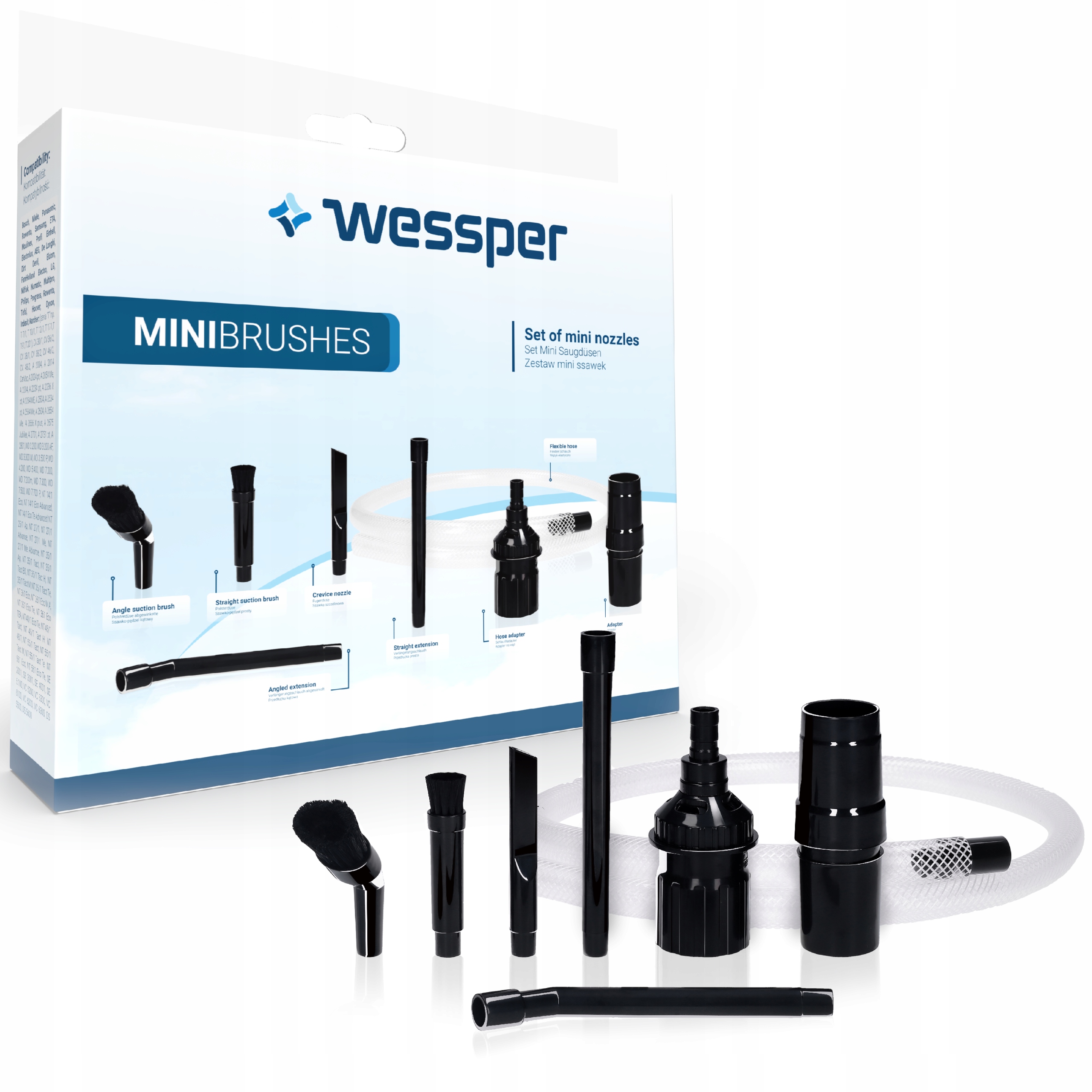 Wessper MiniBrushes sada 8 mini trysiek
