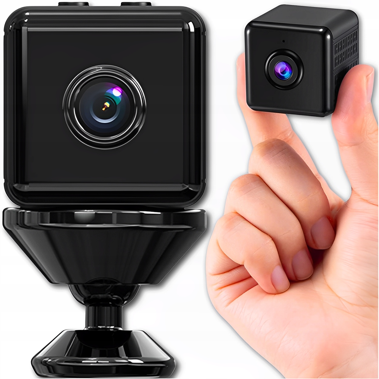 Mini kamera fwefgfd565 WI-FI KAMERA S NOČNÝM REŽIMOM + STOJAN 4K UHD (3840 x 2160), Full HD (1920 x 1080), HD (1280 x 720)