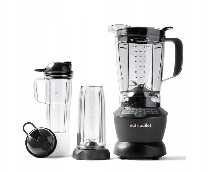 NutriBullet NB606.DG 1200 W mixér s kanvicou, čierny