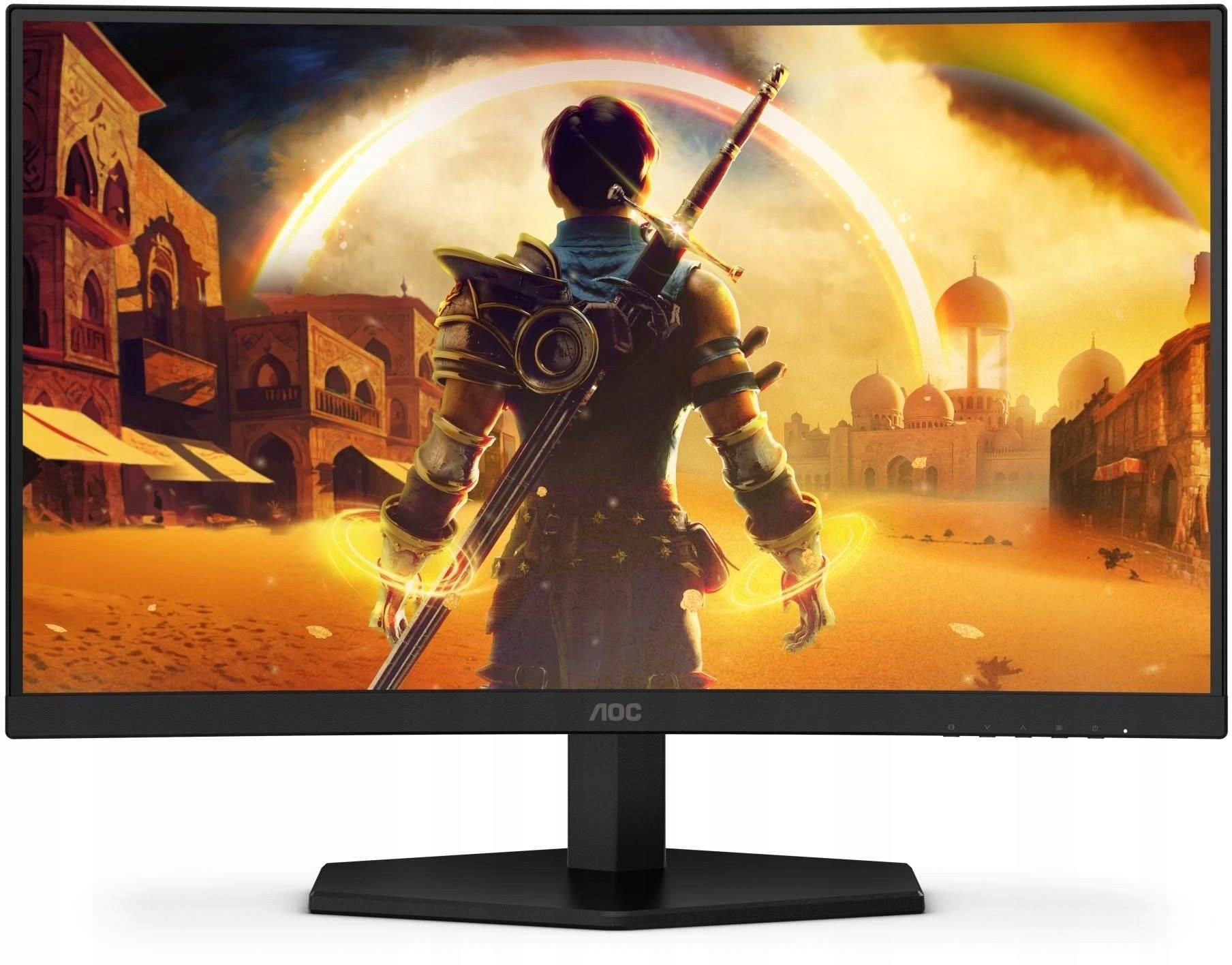 AOC C24G42E 23,6-palcový zakrivený VA monitor s obnovovacou frekvenciou 180 Hz, HDMI x 2 DP