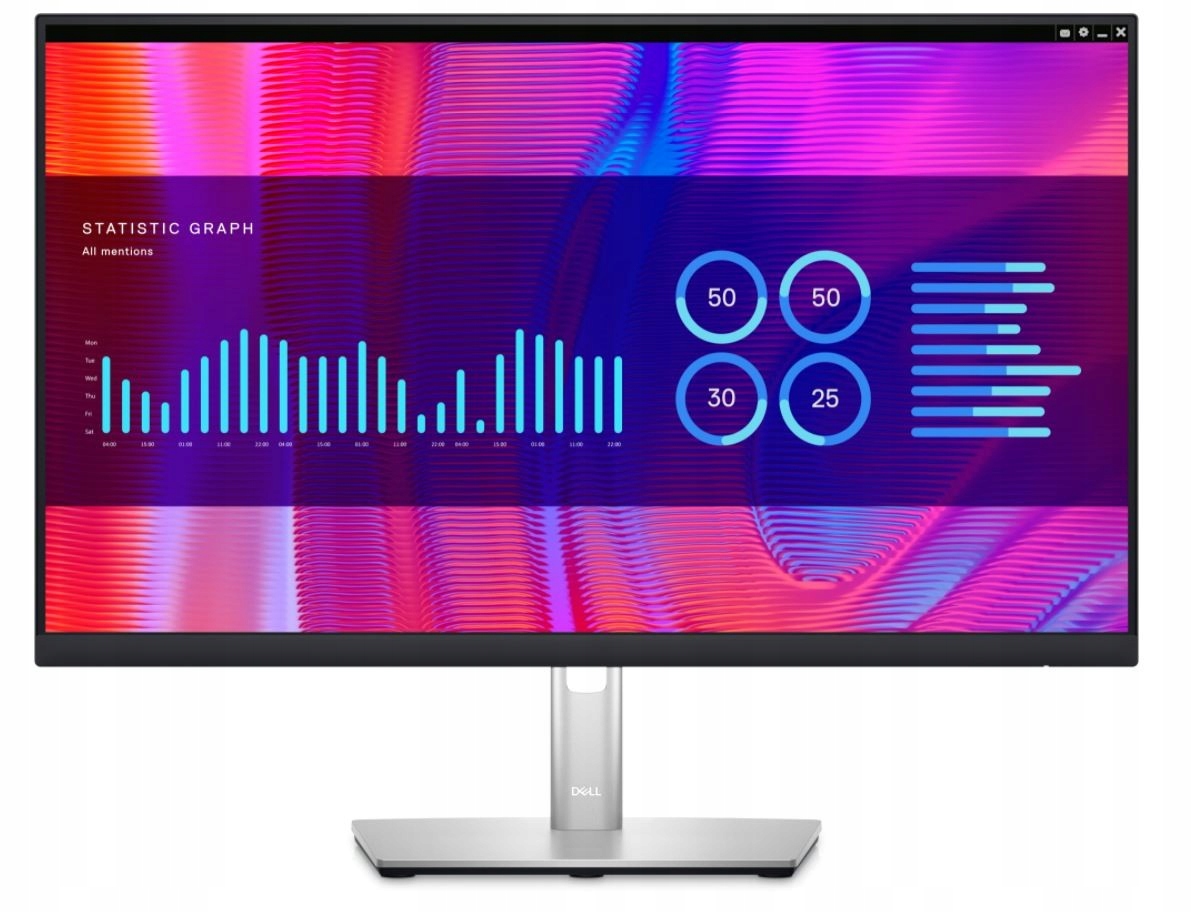 Monitor Dell P2423DE LED s uhlopriečkou 23,8" a rozlíšením 2560 x 1440 pixelov, IPS/PLS