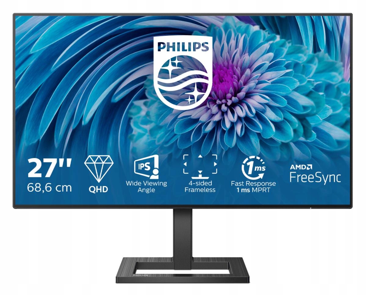 Philips 275E2FAE/00 LED monitor 27" 2560 x 1440 px IPS / PLS