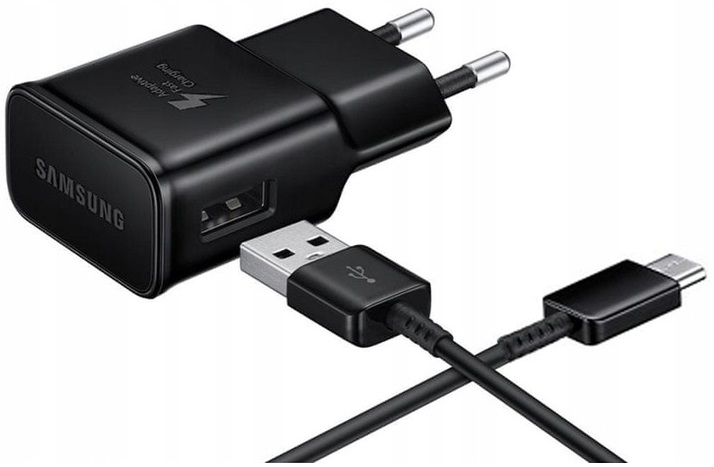 Samsung nástenná nabíjačka, USB typ C pre Samsung 2000 mA 5 V GP-PTU020SOBBQ čierna