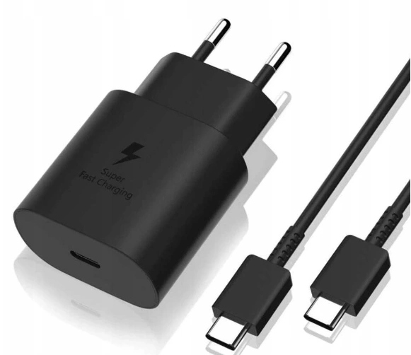 Samsung nástenná nabíjačka USB typu C pre Samsung 3000 mA 9 V EP-TA800EBE čierna