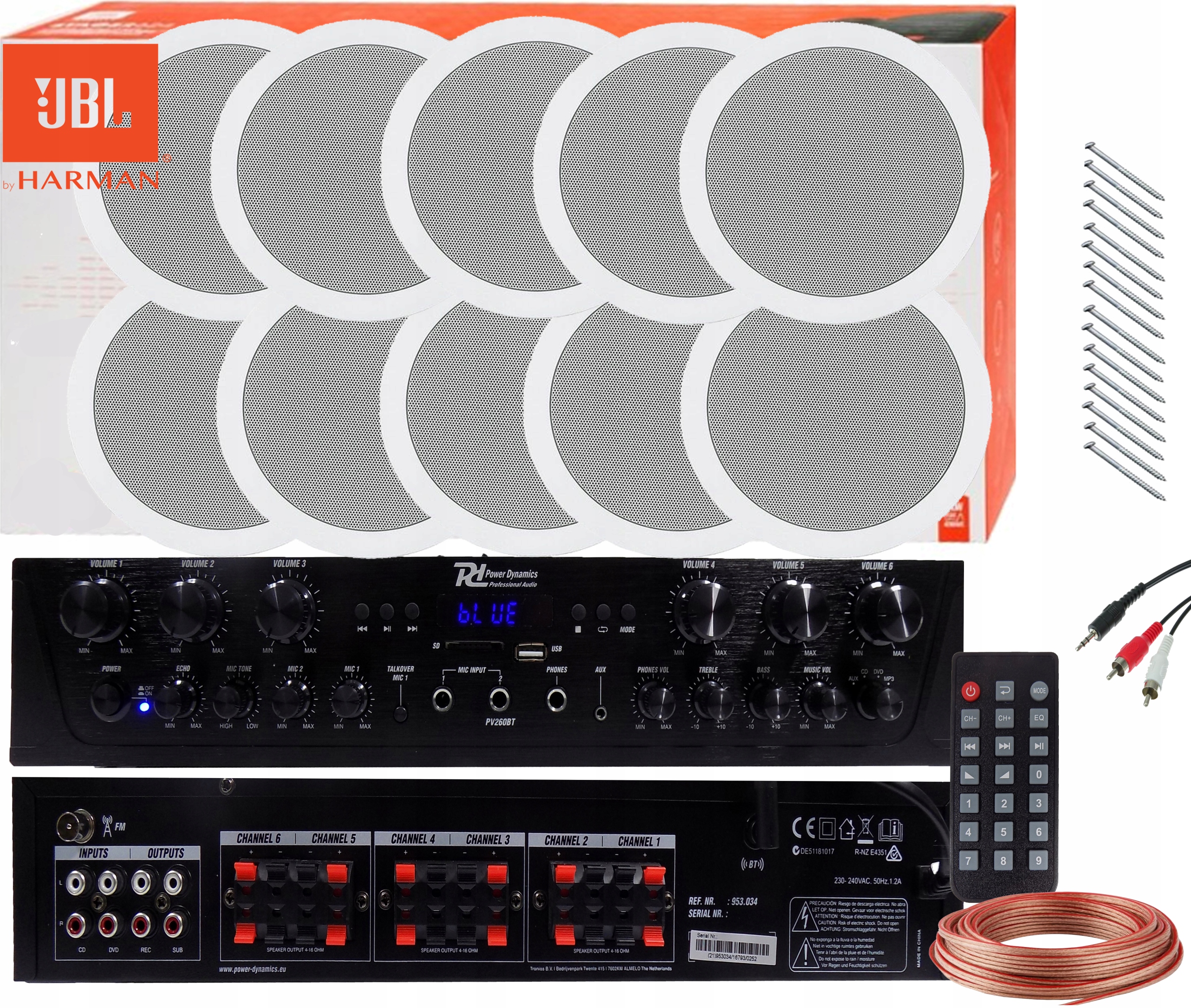 Ovládajte jeden JBL Control One 50 W reproduktor