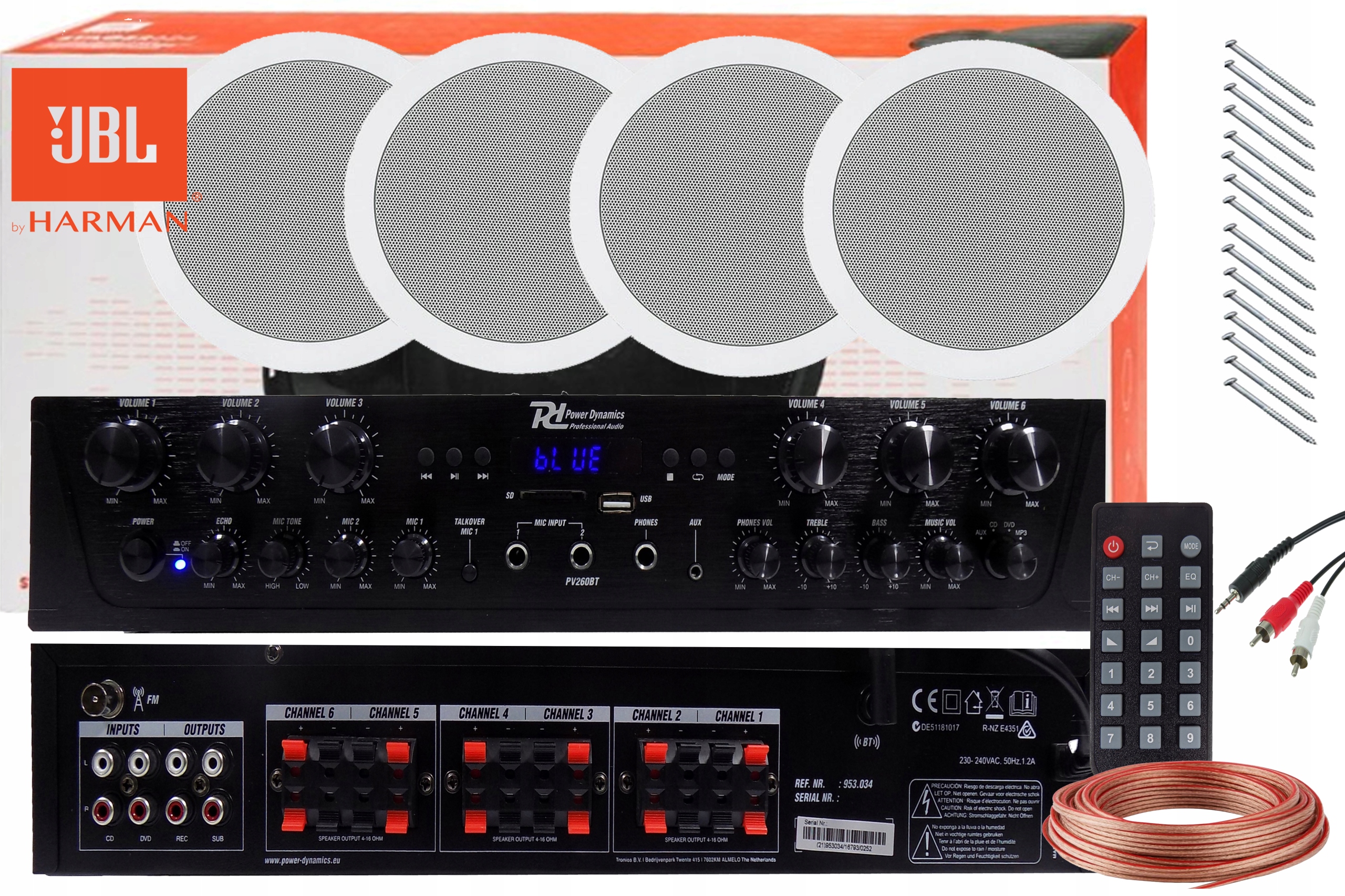Ovládajte jeden JBL Control One 50 W reproduktor