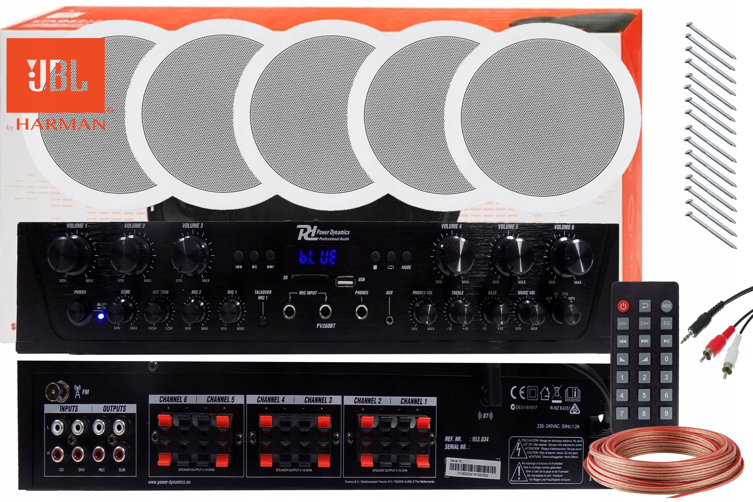 Ovládajte jeden JBL Control One 50 W reproduktor