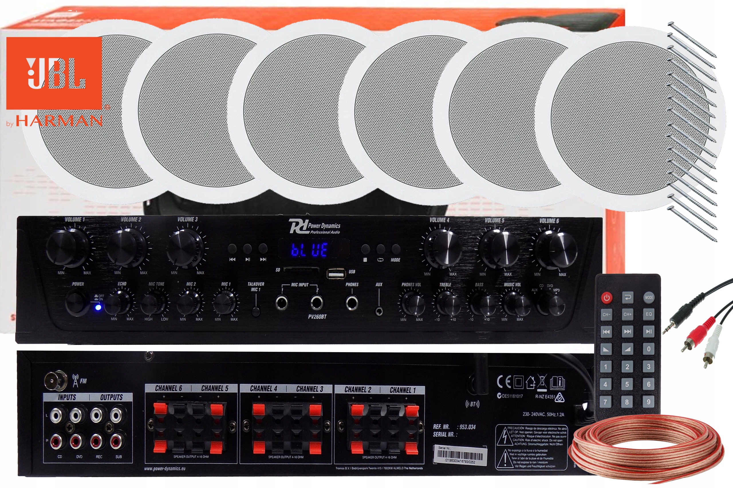 Ovládajte jeden JBL Control One 50 W reproduktor