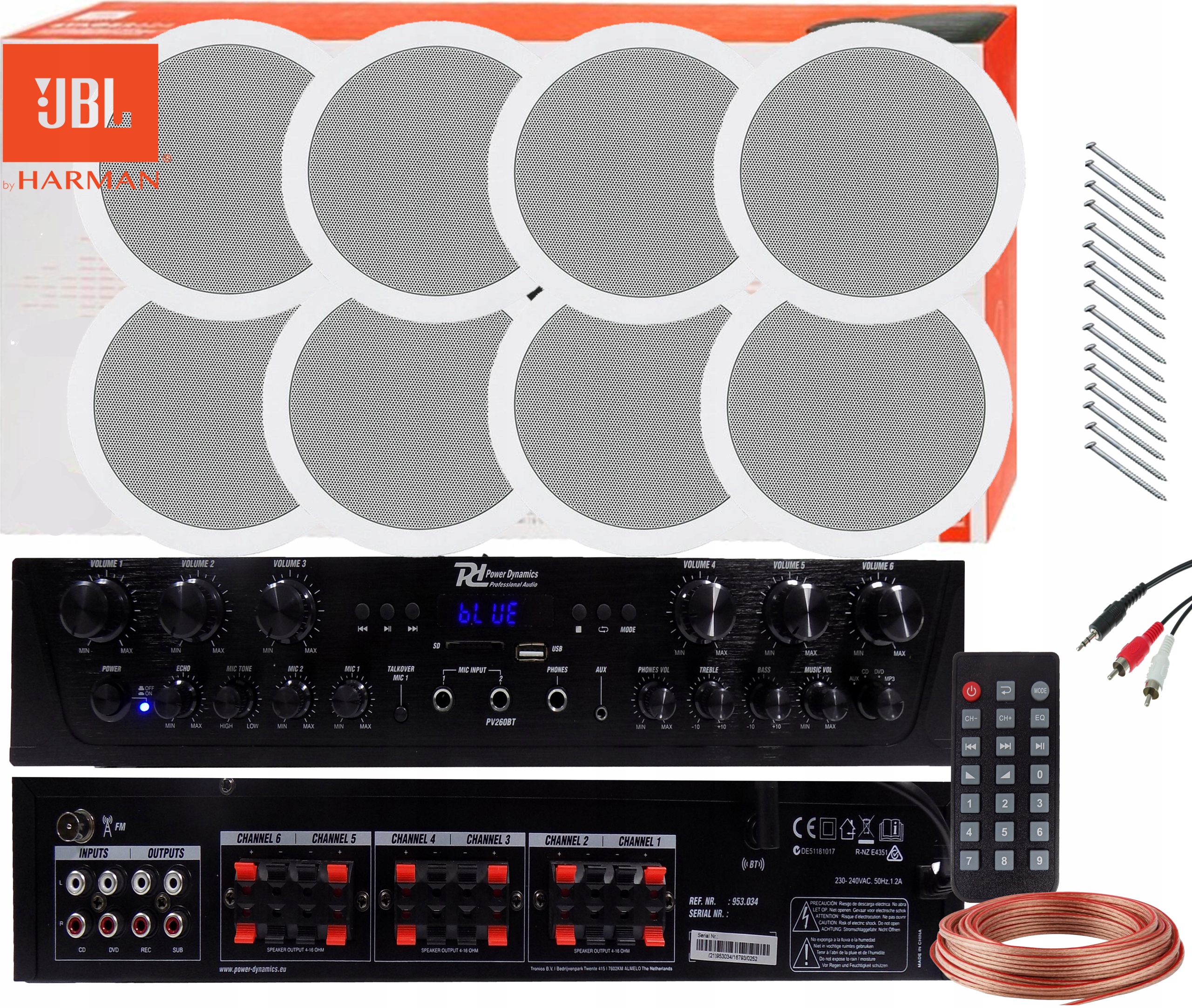 Ovládajte jeden JBL Control One 50 W reproduktor
