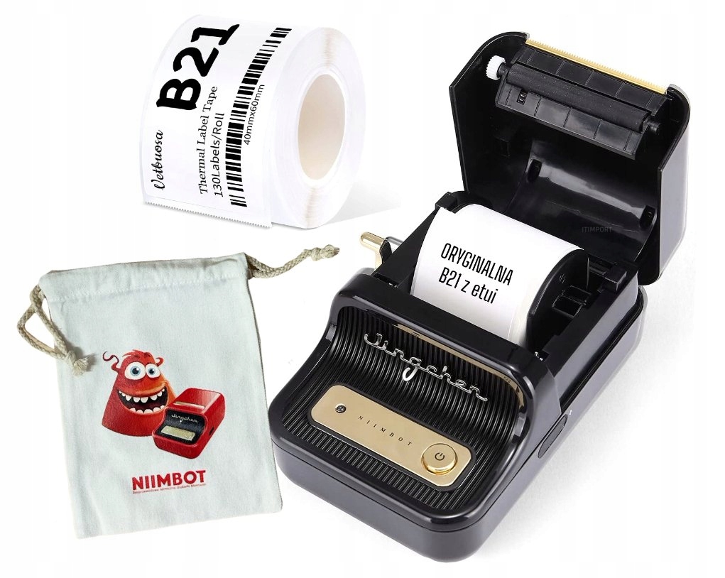 NIIMBOT B21 Bluetooth termotlačiareň STICKER