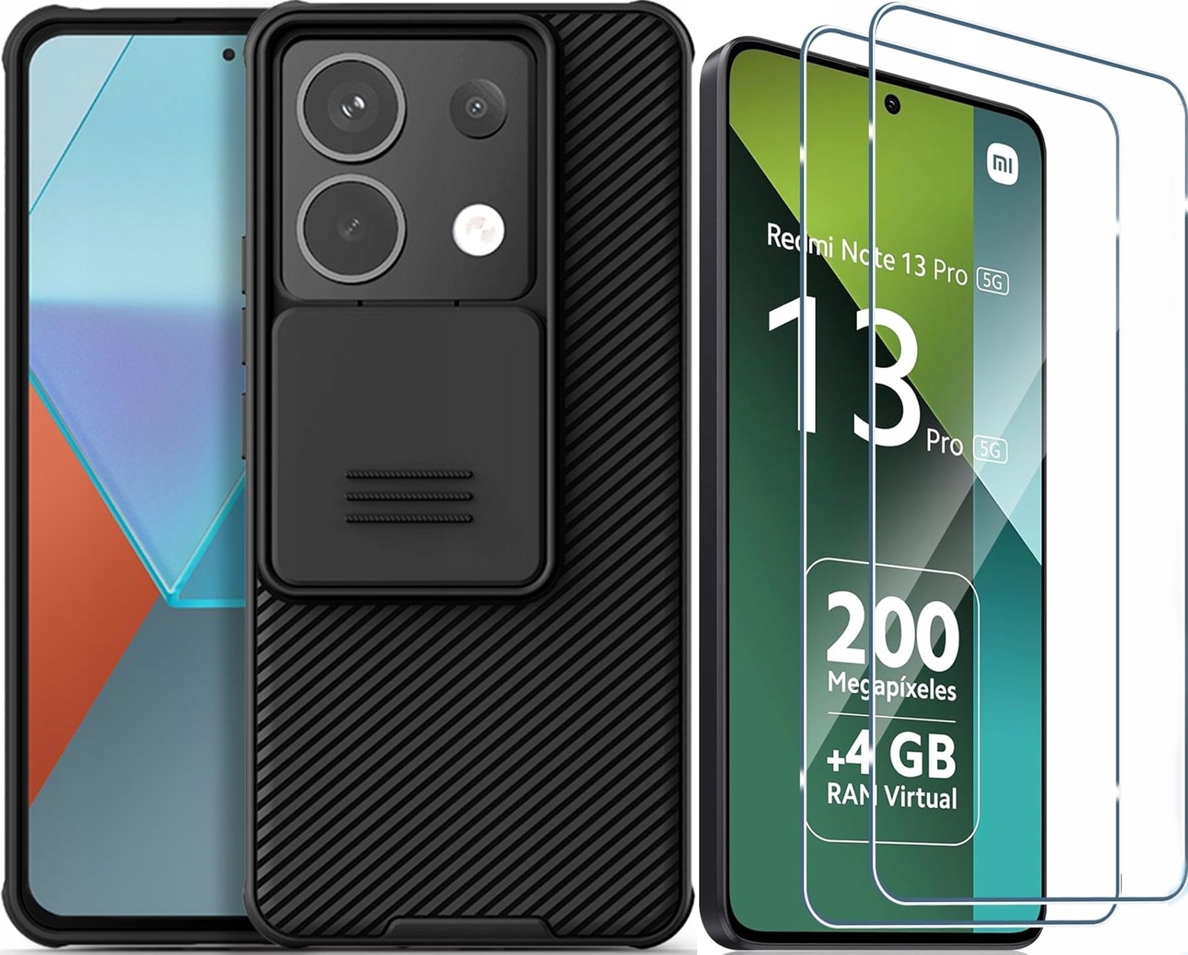 Nillkin zadná časť pre Xiaomi Redmi Note 13 Pro 5G / Poco X6 5G Nillkin CamShield Pro čierna