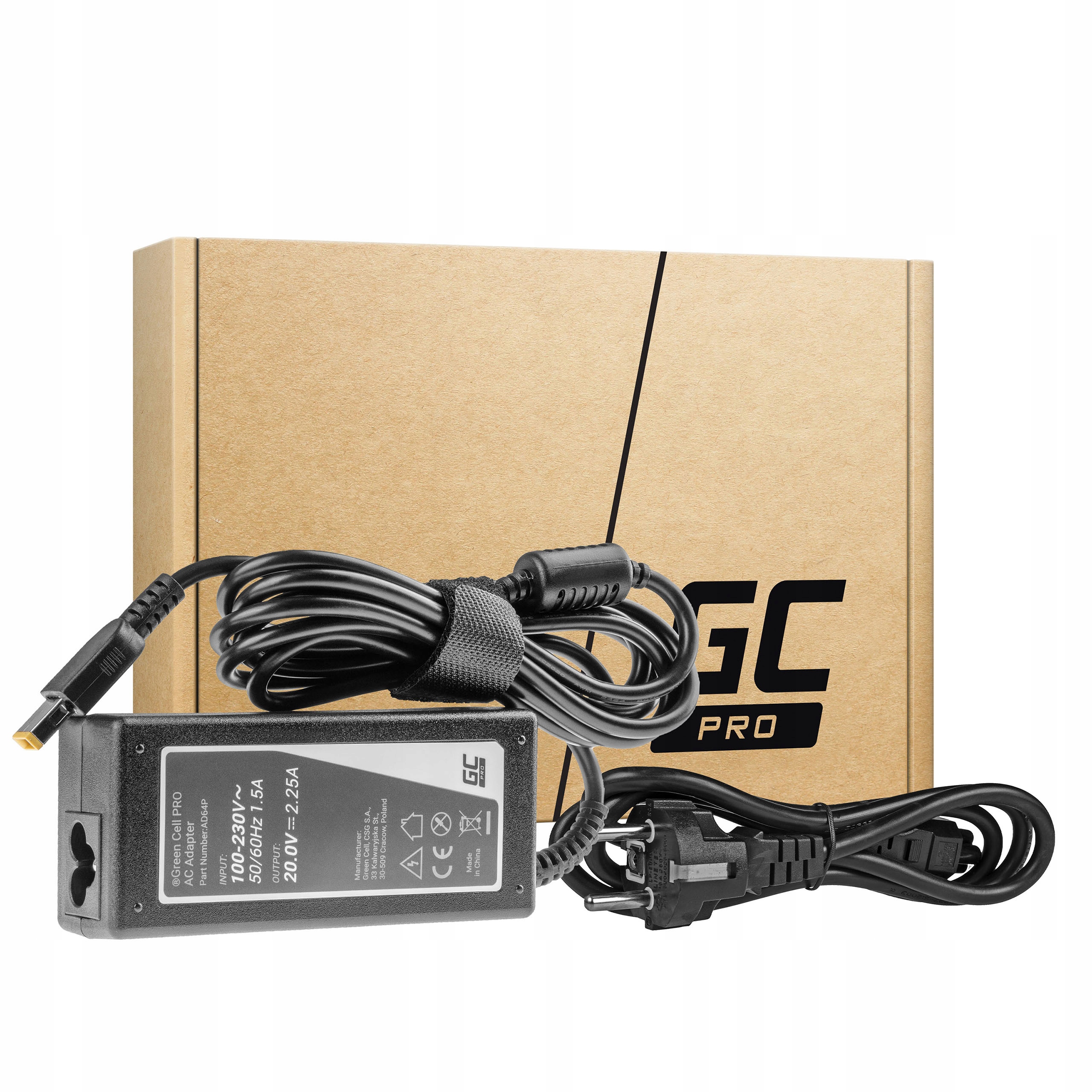 Zasilacz Green Cell 45 W do IBM, Lenovo