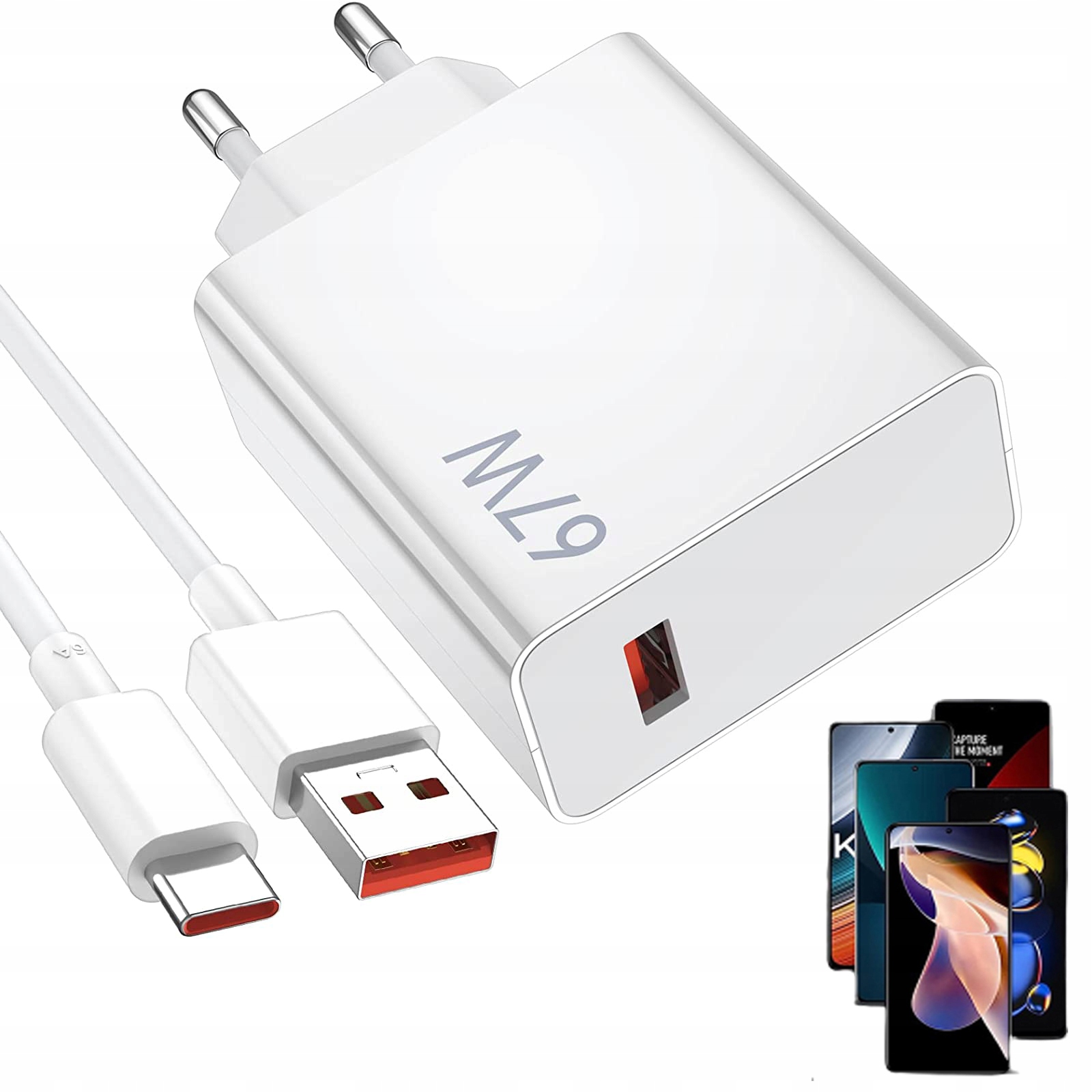 Xiaomi USB nástenná nabíjačka pre Xiaomi 6000 mA 5 V MDY-14-EE biela