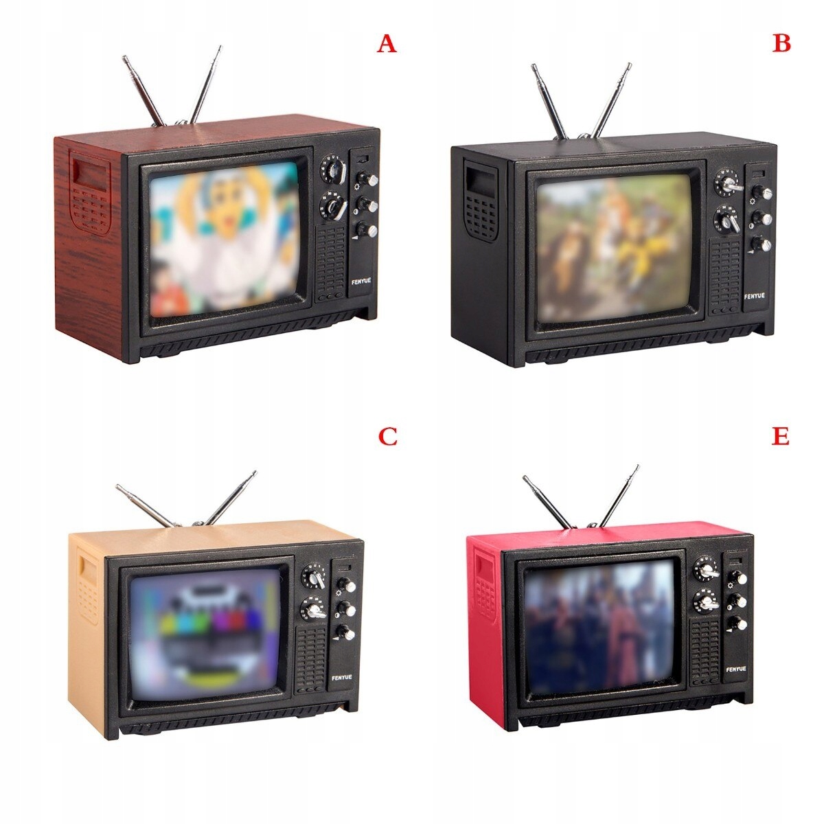 Nový štýl 1ks 1:12 Doll House Retro TV diaľkový ovládač