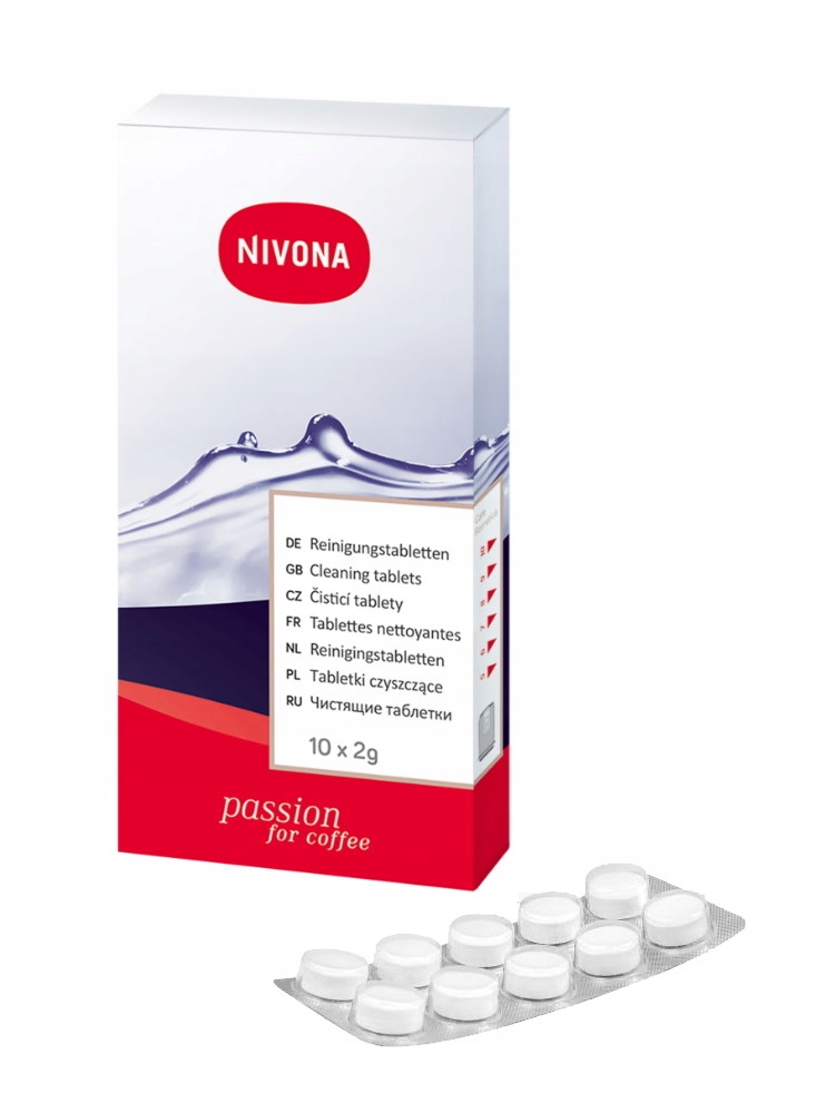 Tablety Nivona čistiace kanvice a espresso stroje 10 ks.