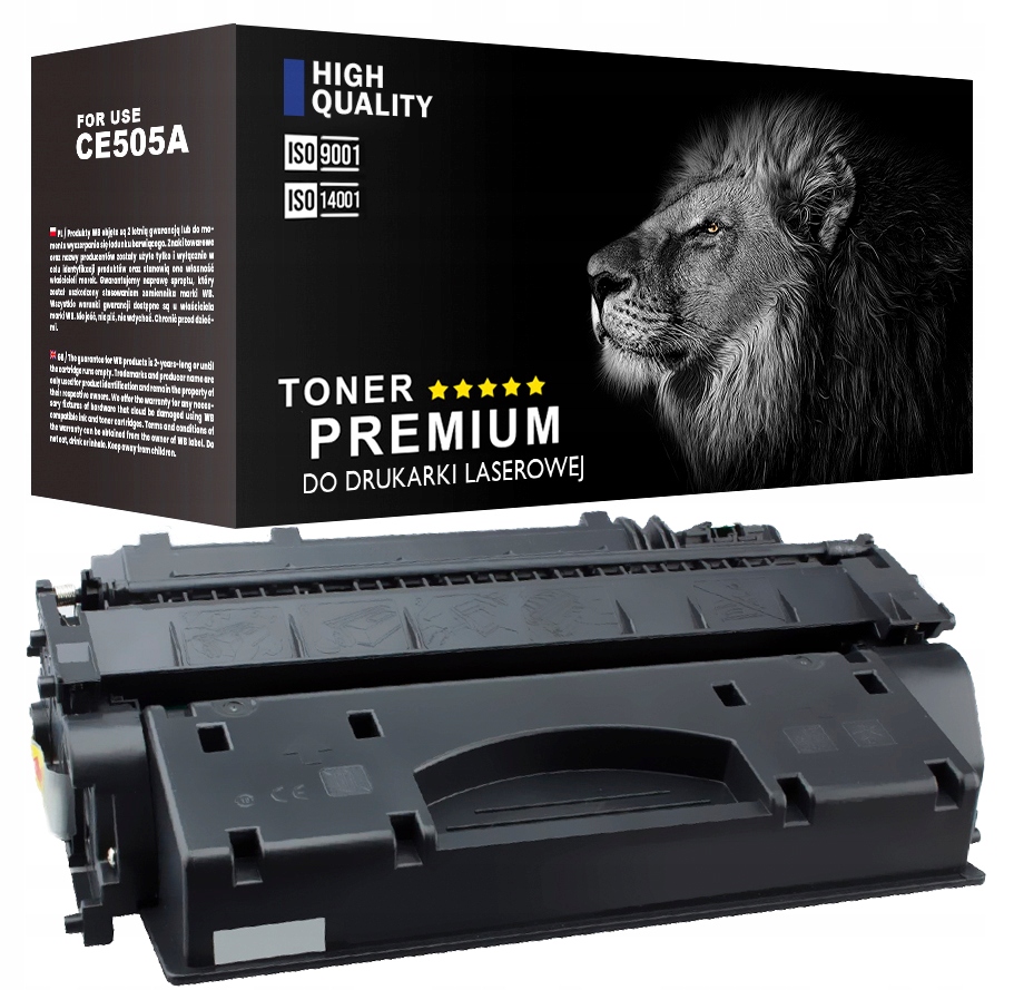 Biela kazeta s tonerom do HP CE505X 05X CF280X 80X M401 M425dn P2055 czarny (čierna)