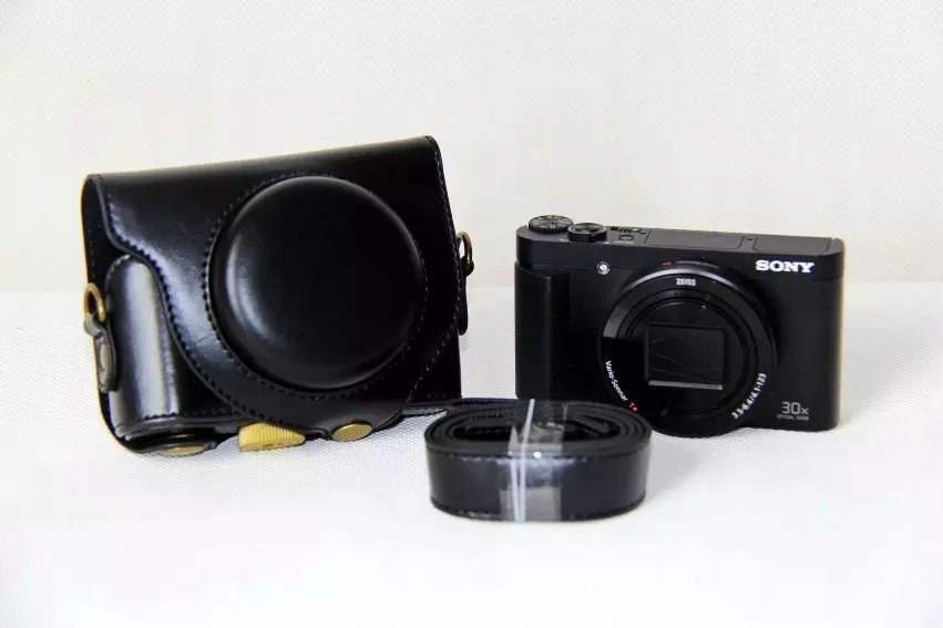 Retro vintage push Pure Pu kožené fotoaparáty
