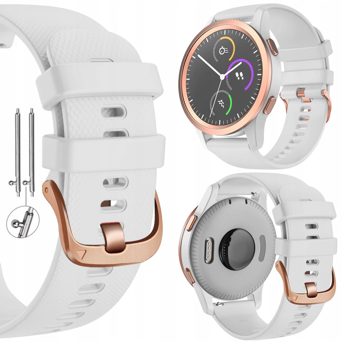 Top Shop remienok pre Garmin 18mm biely