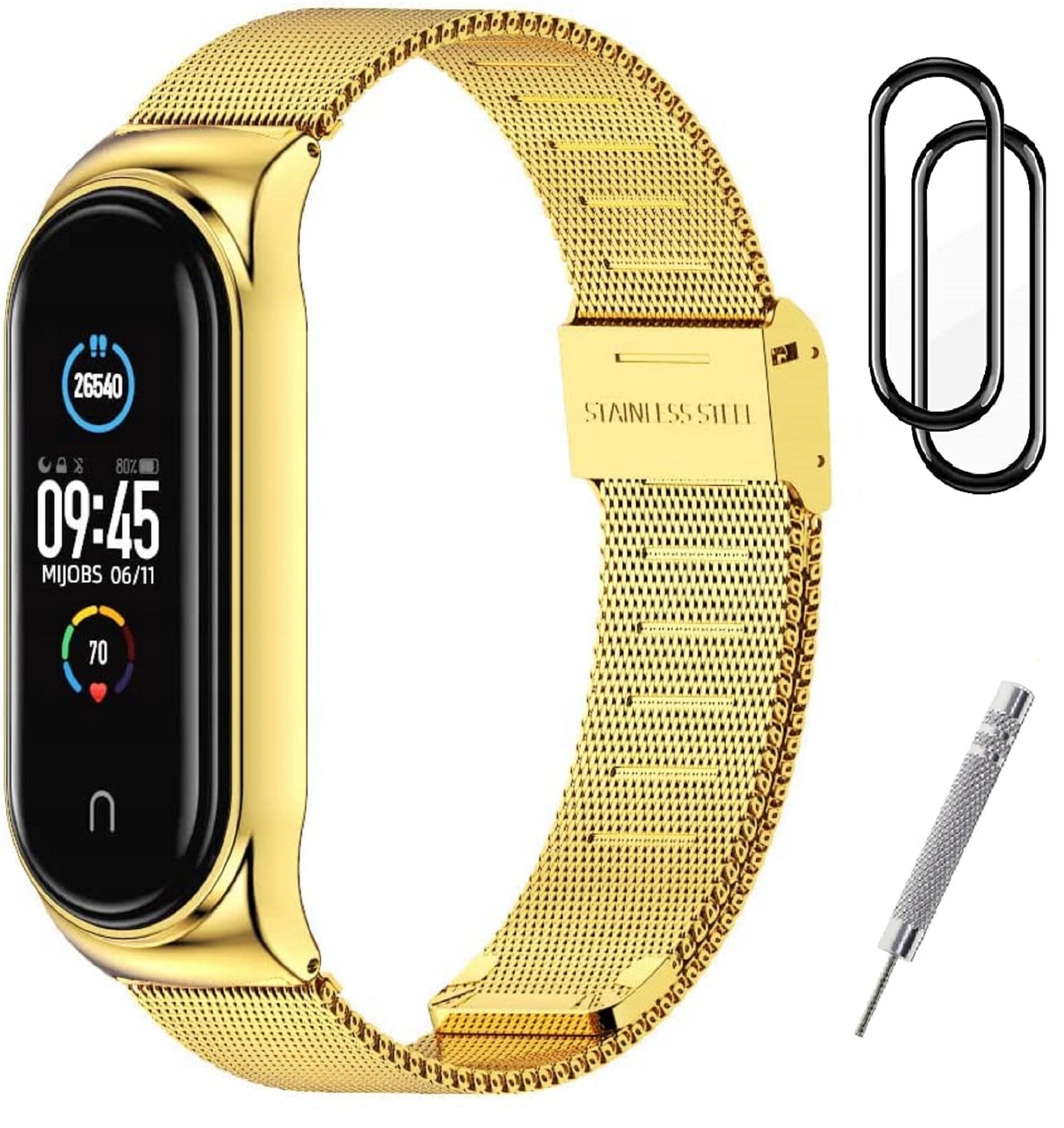 Lenivý náramok pre Xiaomi Mi Band 3 / 4 / 5 / 6 16 mm viacfarebný