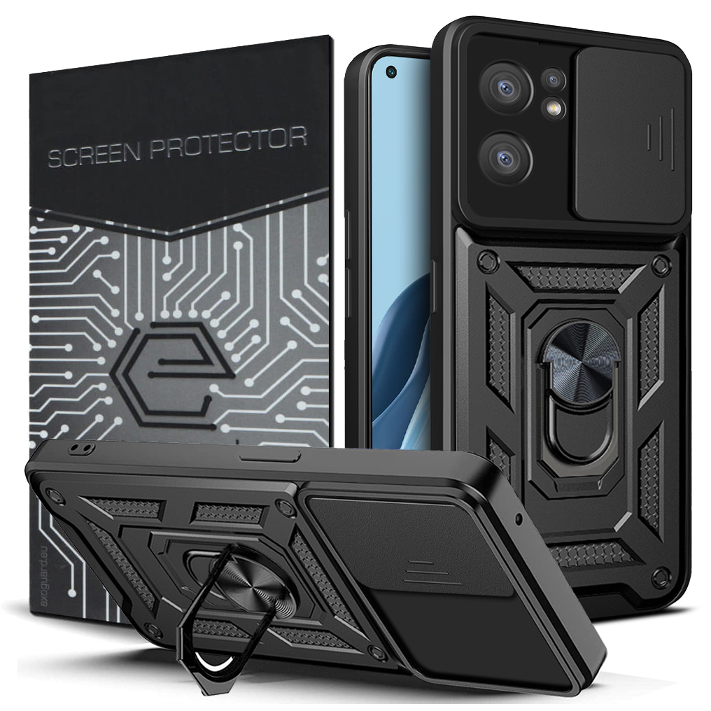 Chrbtom k Oppo Reno 7 5G čierny