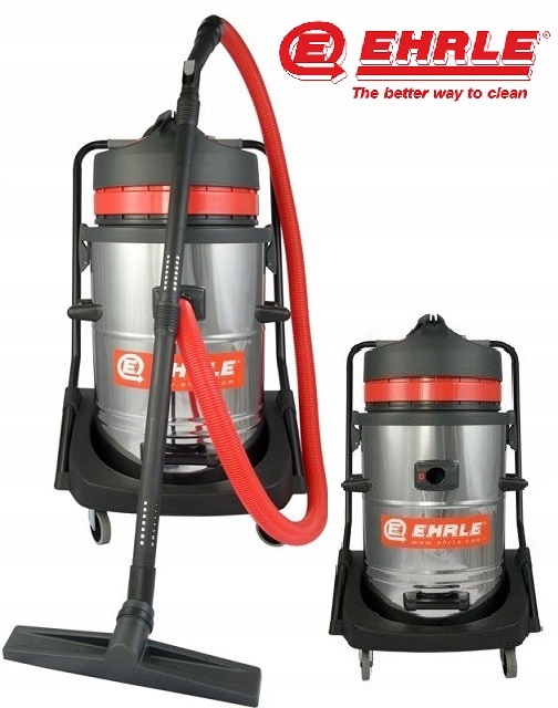 Vodný vysávač Ehrle Jet503 Inox 1400 v striebornej/šedej farbe