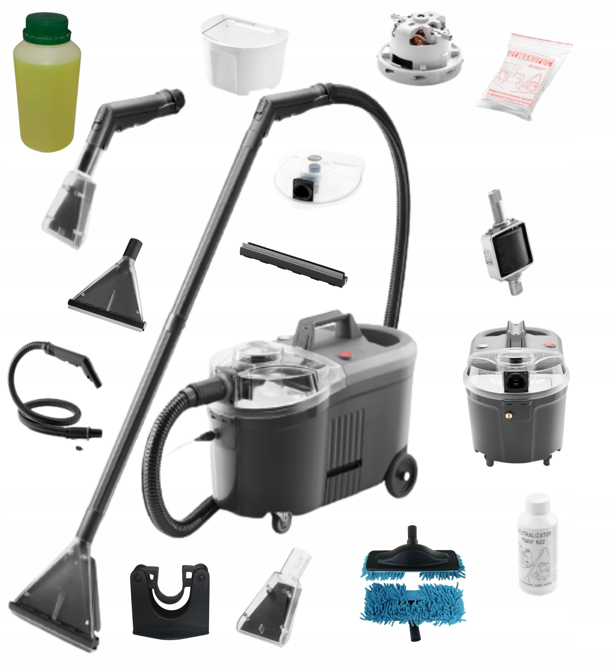 Profi Washing vysávač - Európa Profi 50 1400 v striebre/šedej farbe