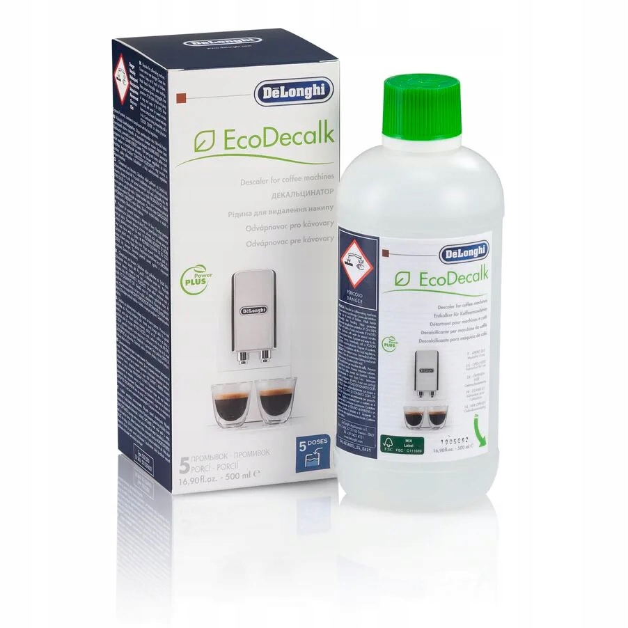 Automatický espresso kávovar De'Longhi EcoDecalk, biely