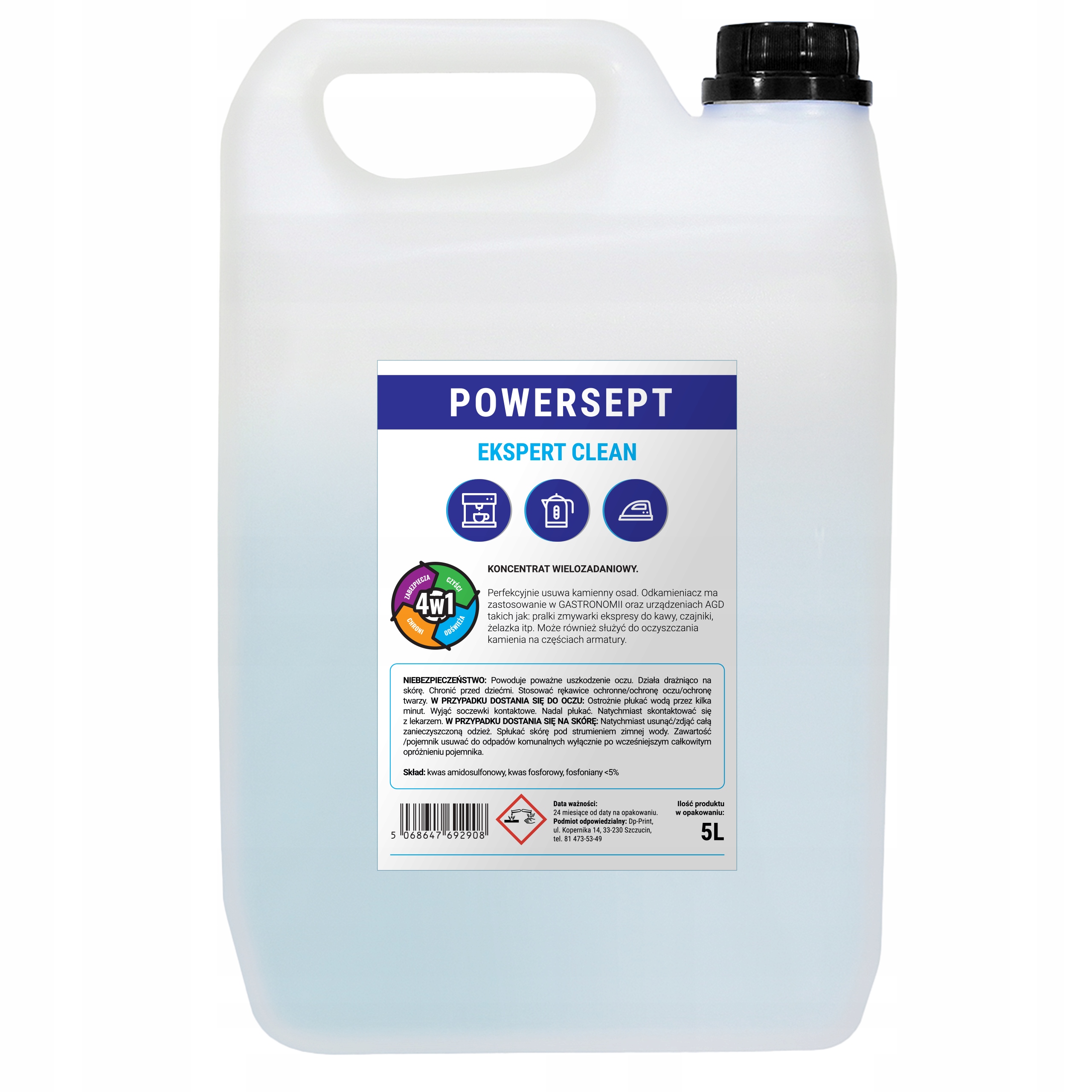Powersept Ekspert Clean odstraňovač vodného kameňa 5 l