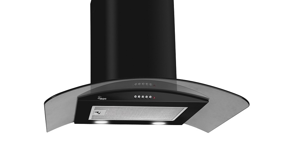 HOOD AKPO WK-4 LARGO ECO 60 BLACKO - SVETY Odkvapiek