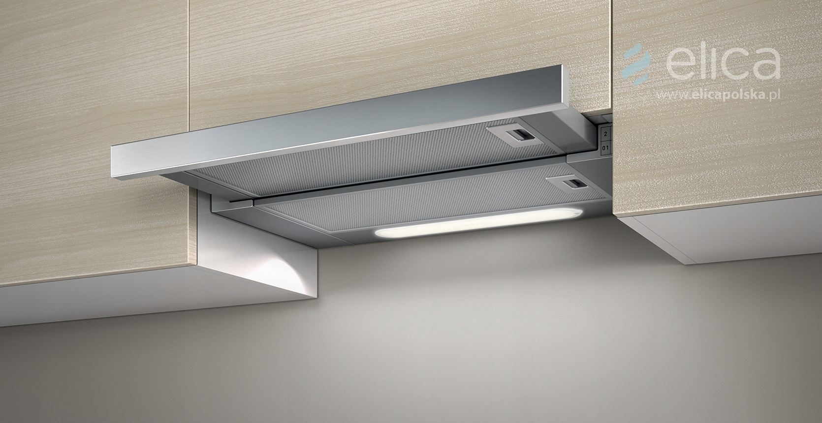 Digestor ELICA LUX GRIX ELITE 14 / A / 60 - FREE Delivery