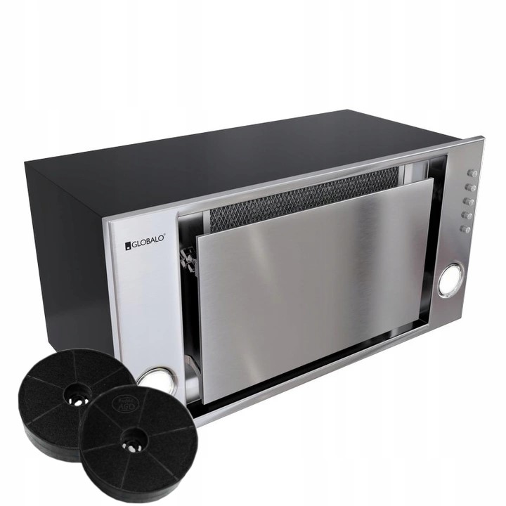 Hood global reţim 60,1 SILVER INOX + FILTRE