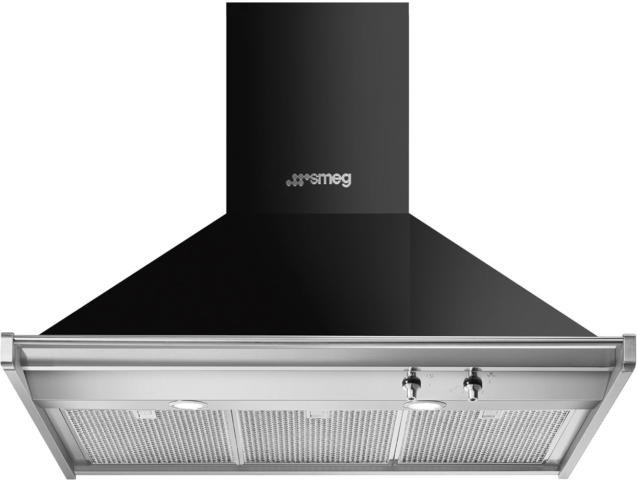 HOOD 90 cm komínový A + SMEG KD90HNE