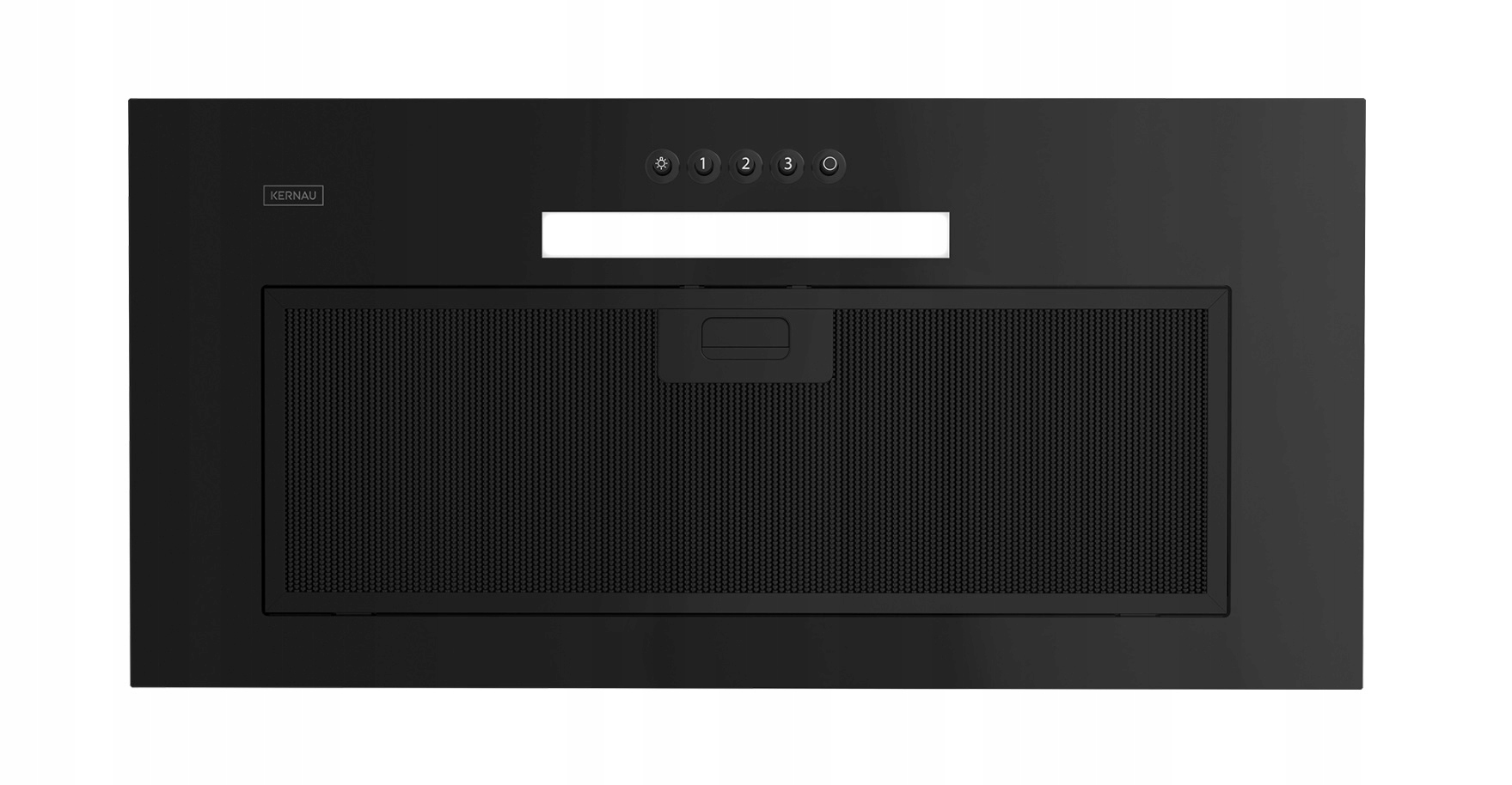 Digestor pre vstavaný LED skla black + 2xfilter