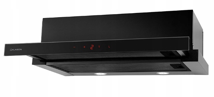 Teleskopická kapucňa moderná sklo 60b čierna