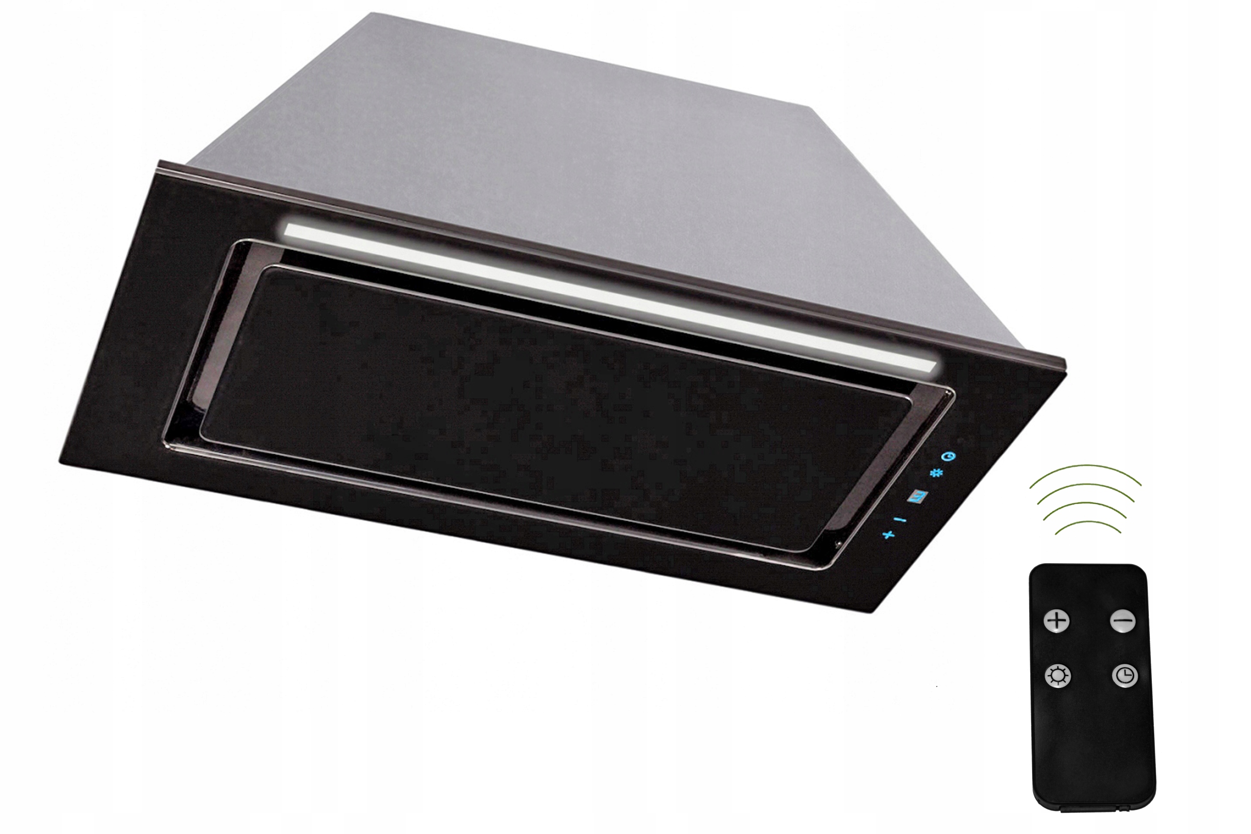 Hood Toflesz Linea Glass LED 60 + Pilot 700m3 čierna
