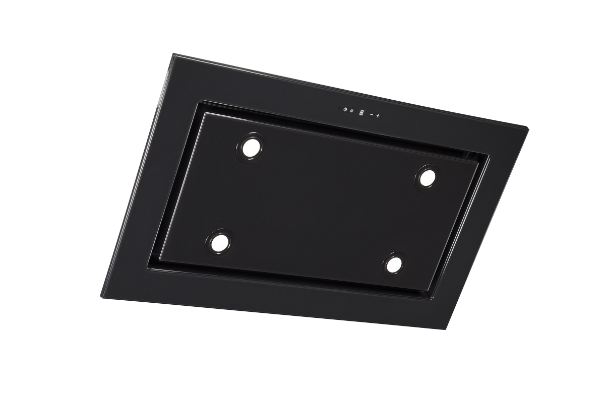 Extrakt s kapucňou TOFLESZU LUXOR GLASS BLACK 120CM