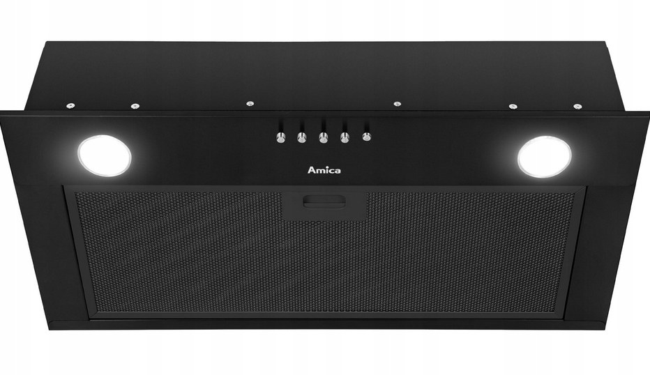 Kuchyňa Hood Amica pre 60cm Black LED
