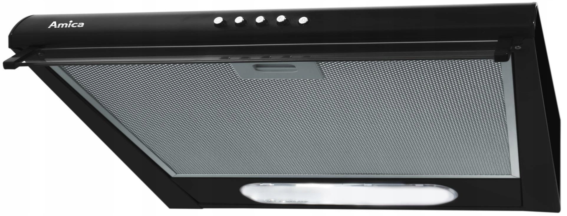 Ponorná kapucňa 50 Amica OSP5231B Čierna LED