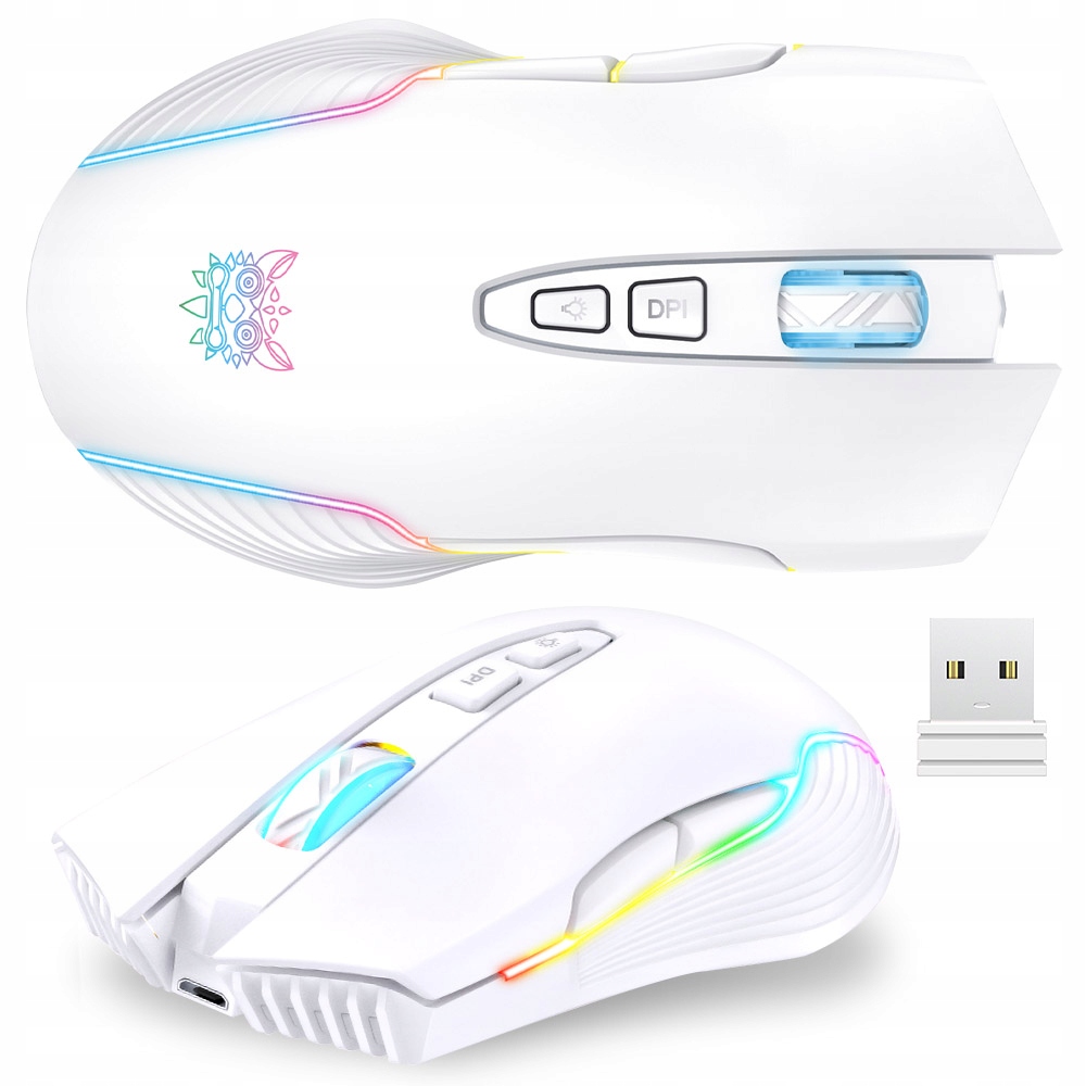 Bezdrôtová herná myš Onikuma PRE HRÁČOV RGB ILLUMINATED optický senzor + Originálna krabica Onikuma 2