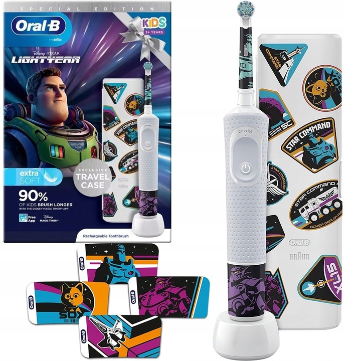 Elektrická zubná kefka Oral-B Kids Lightyear pre deti