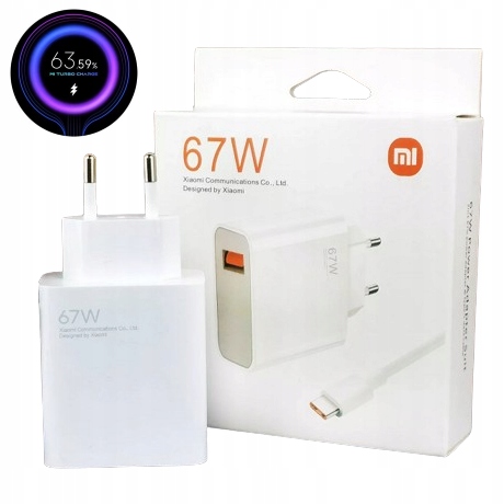 Xiaomi sieťová nabíjačka, USB typ C pre Xiaomi 6000 mA 5 V 40035 biela
