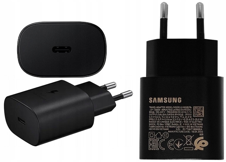 Samsung EP-TA800NBEGEU sieťová nabíjačka 3000 mA 5 V čierna