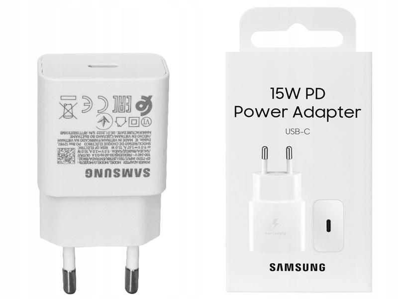 Samsung USB typ C sieťová nabíjačka 2000 mA 9 V EP-T1510NWEGEU biela